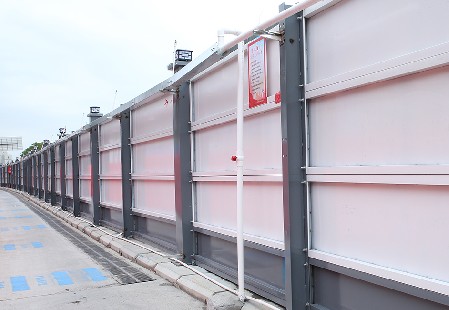 鋼結構圍擋A1款（背面）